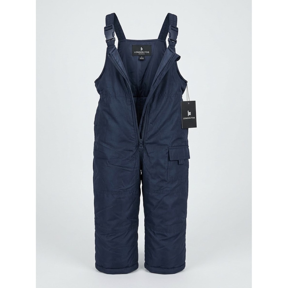 London fog 4t navy blue snow bib nwt